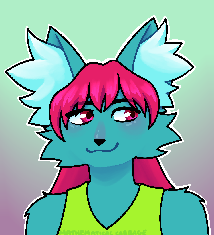 Vihreääketty with a somewhat smug look, almost like they're telling Satoki 'I told you so'.